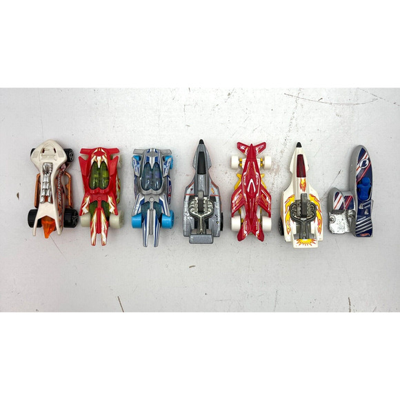 Mixed Mattel Hot Wheels Acceleracers / Mystery Models / Flyin Aces Lot of 7 - Picture 1 of 16